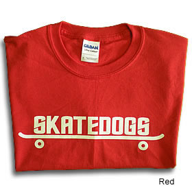 SKATEDOGS Red T-shirt